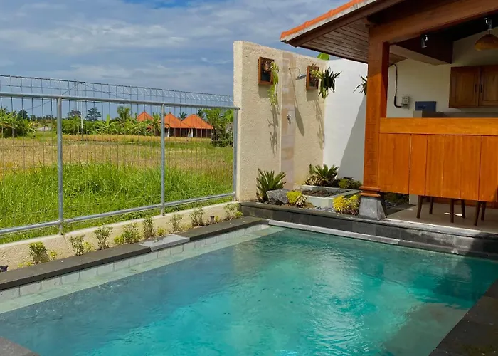 Ferienhaus Soka Sayan Ricefield View & Private Pool Ubud