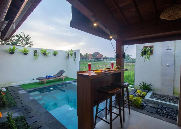Ferienhaus Soka Sayan Ricefield View & Private Pool Ubud