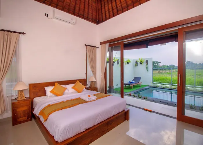 Soka Sayan Ricefield View & Private Pool *